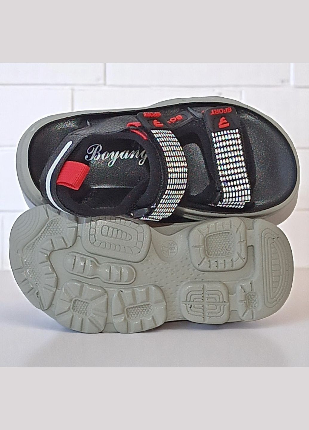 Відкриті спортивні босоніжки сандалії на липуучках для хлопчика Boyang (333832181)