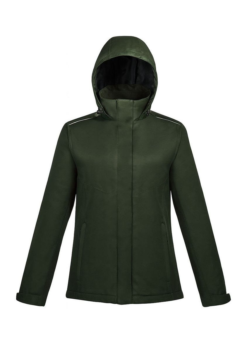 Зеленая демисезонная лыжная куртка на флисе Core 365