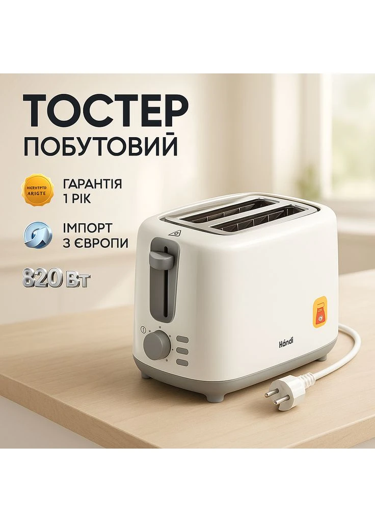 Тостер кухонний MAGIO, Тостери електричні, Тостер для скибочок з функцією розморожування OU-91 No Brand (405562333)