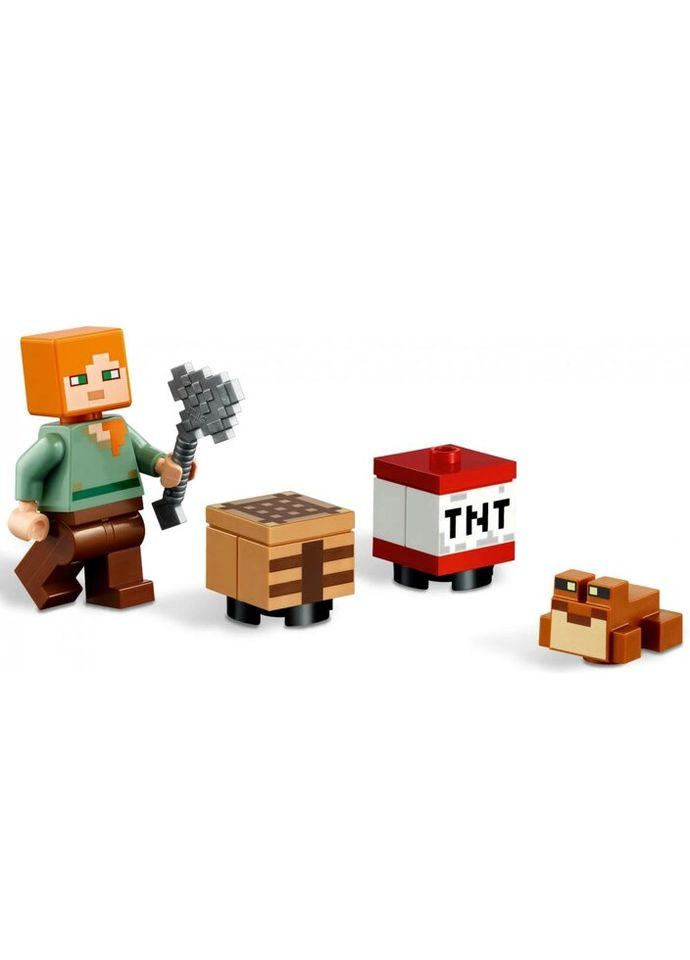 Конструктор Minecraft Приключения на болоте 65 деталей (21240) Lego (281425675)