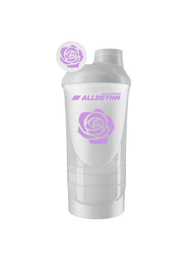 Шейкер AllDeynn, 600+350 мл, White Allnutrition (334705124)