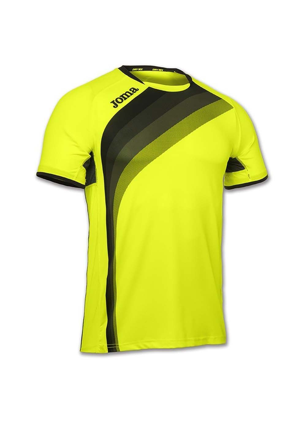 Жовта чоловіча футболка elite v жовтий Joma