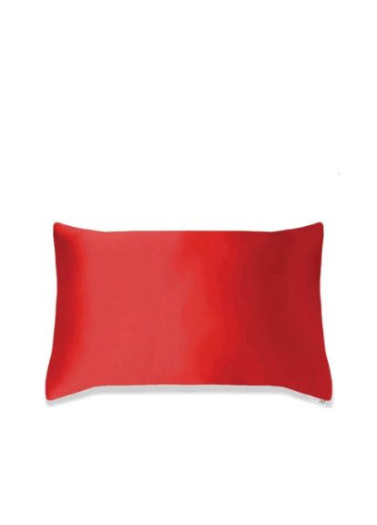 Наволочка з натурального 100% шовку 50х70 червоного кольору De Lure (313616317)