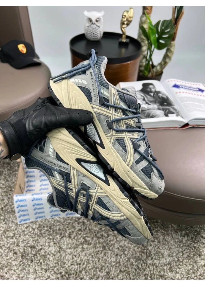 Серые asics grey beige (размер ) No Brand Gel-Kahana TR V2
