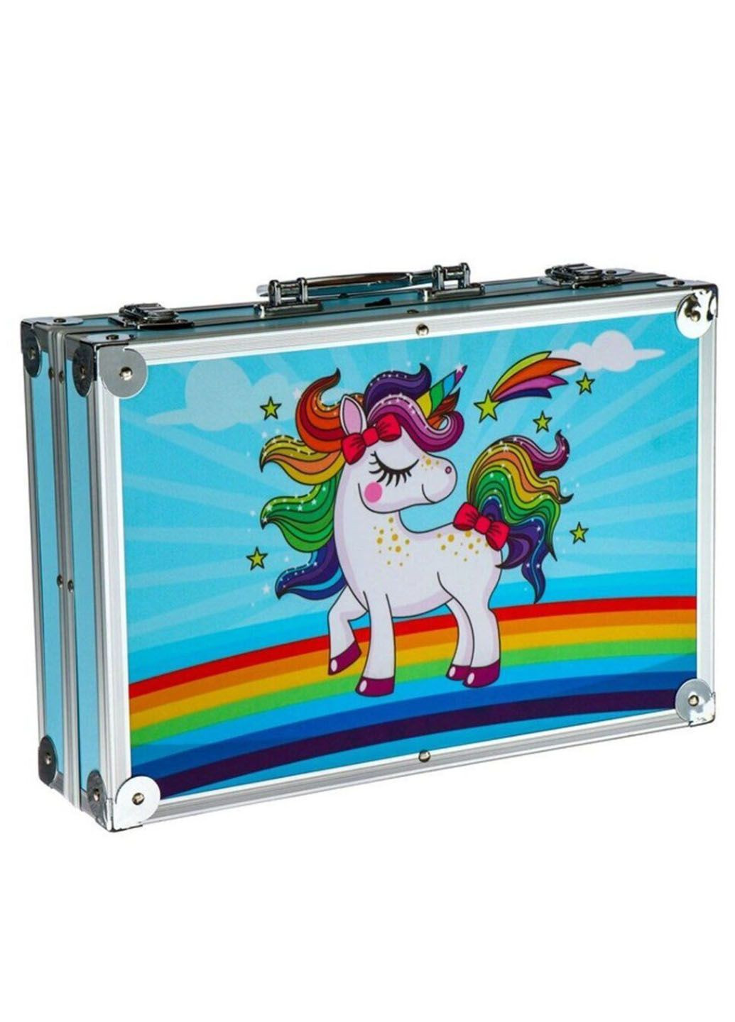 Набор для рисования и творчества детский Artistic Set Единорог в металлическом чемодане 145 предметов Good Idea (292013892)