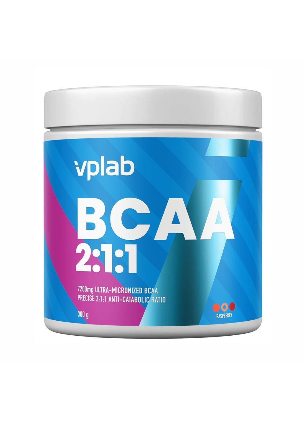 Аминокислота BCAA 2-1-1 - 300g (Raspberry) VPLab Nutrition (370169276)
