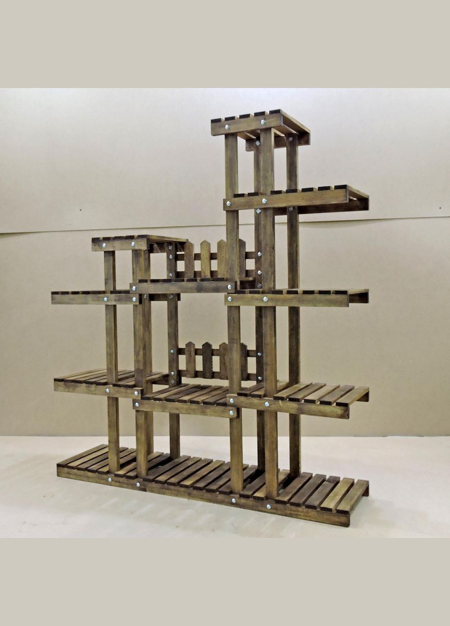 Подставка для цветов из дерева Бордо капучино (ЦВТ-002409) No Brand (328226457)