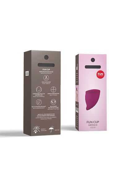 Менструальная чаша Fun Cup размер B CherryLove Fun Factory (282708226)