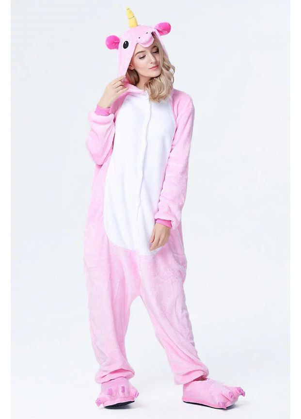 Пижама кигуруми Розовый единорог M (155-165 см) Jamboo (369669411)