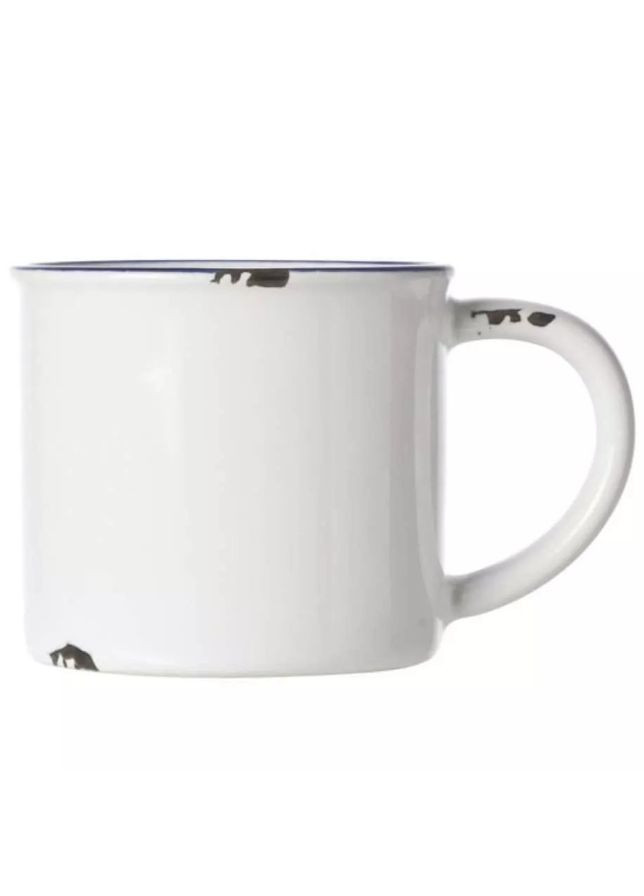 Чашка для кофе керамическая белая Antoinette 80 мл 4672008 Керамическая чашка для чая и кофе Cosy & Trendy (305201445)