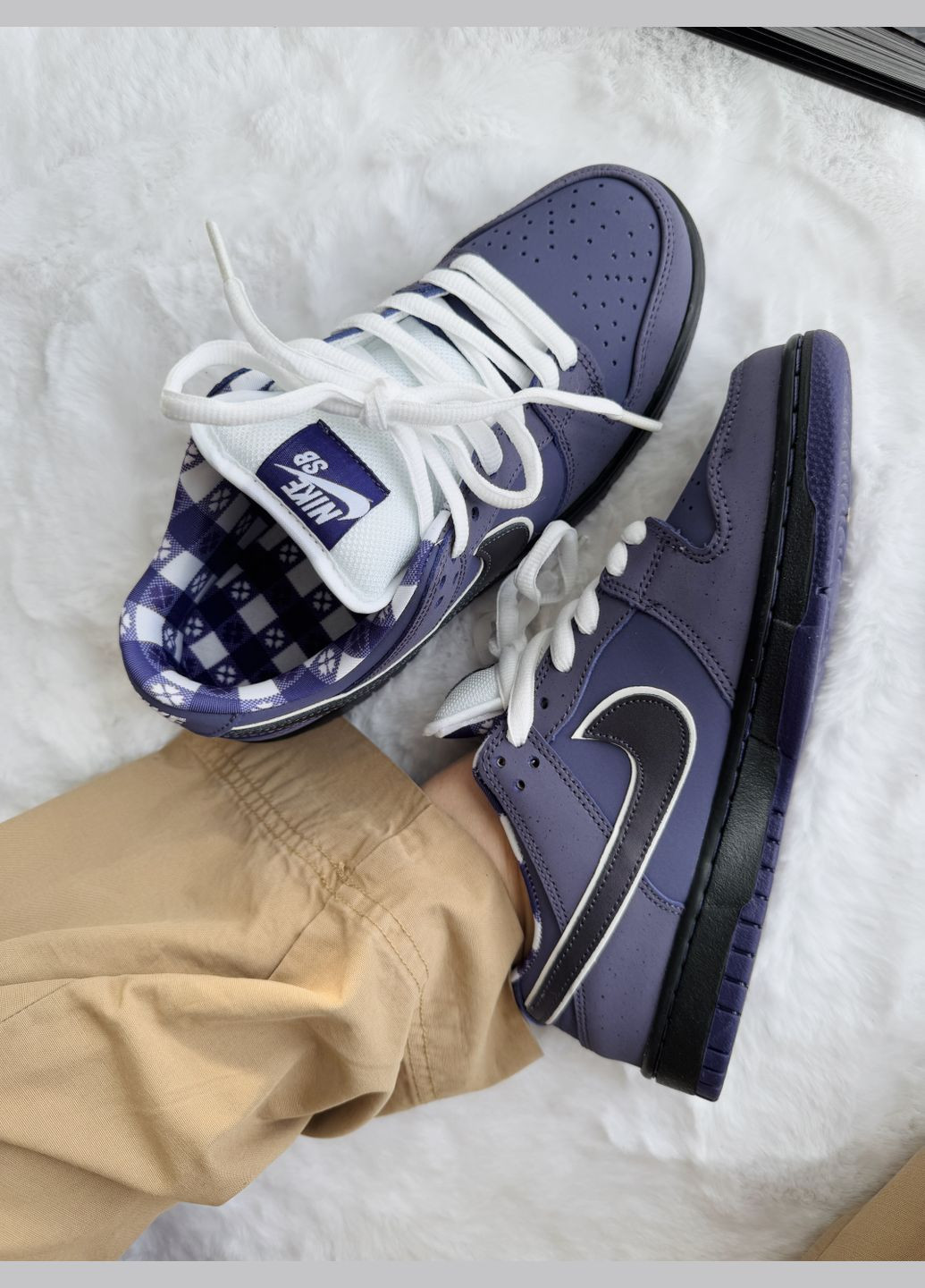 Кроссовки женские и мужские Nike SB Dunk Low Purple Lobster | Найк СБ Данк фиолетовые No Brand фиолетовые демисезоны (339775740)