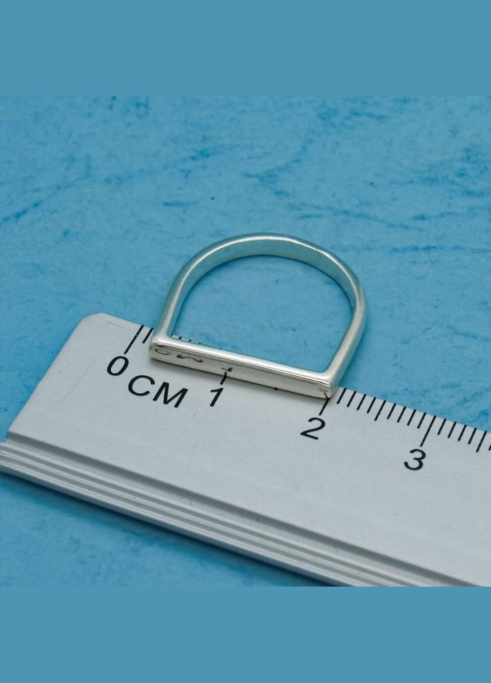 Серебряное кольцо тонкое "Очарование" 18 No Brand (350667508)