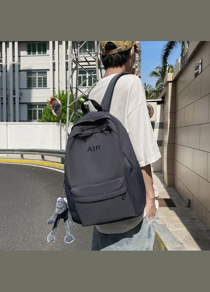 Рюкзак AIR 3296 чоловічий жіночий дитячий шкільний портфель сірий No Brand (314455155)