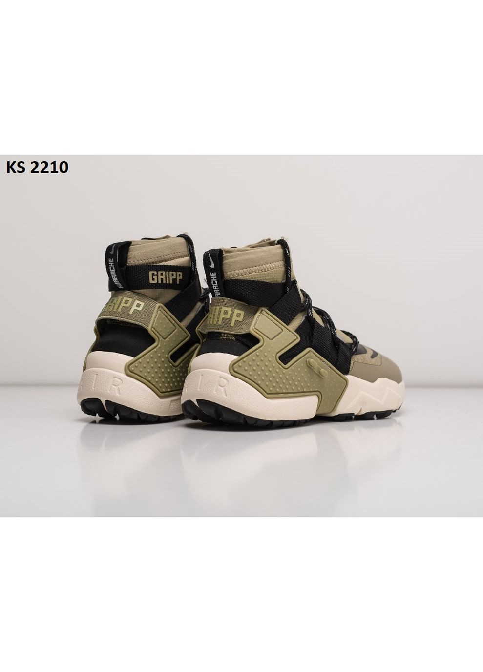 Комбіновані Осінні кросівки чоловічі nike air huarache gripp olive найк аір No Brand