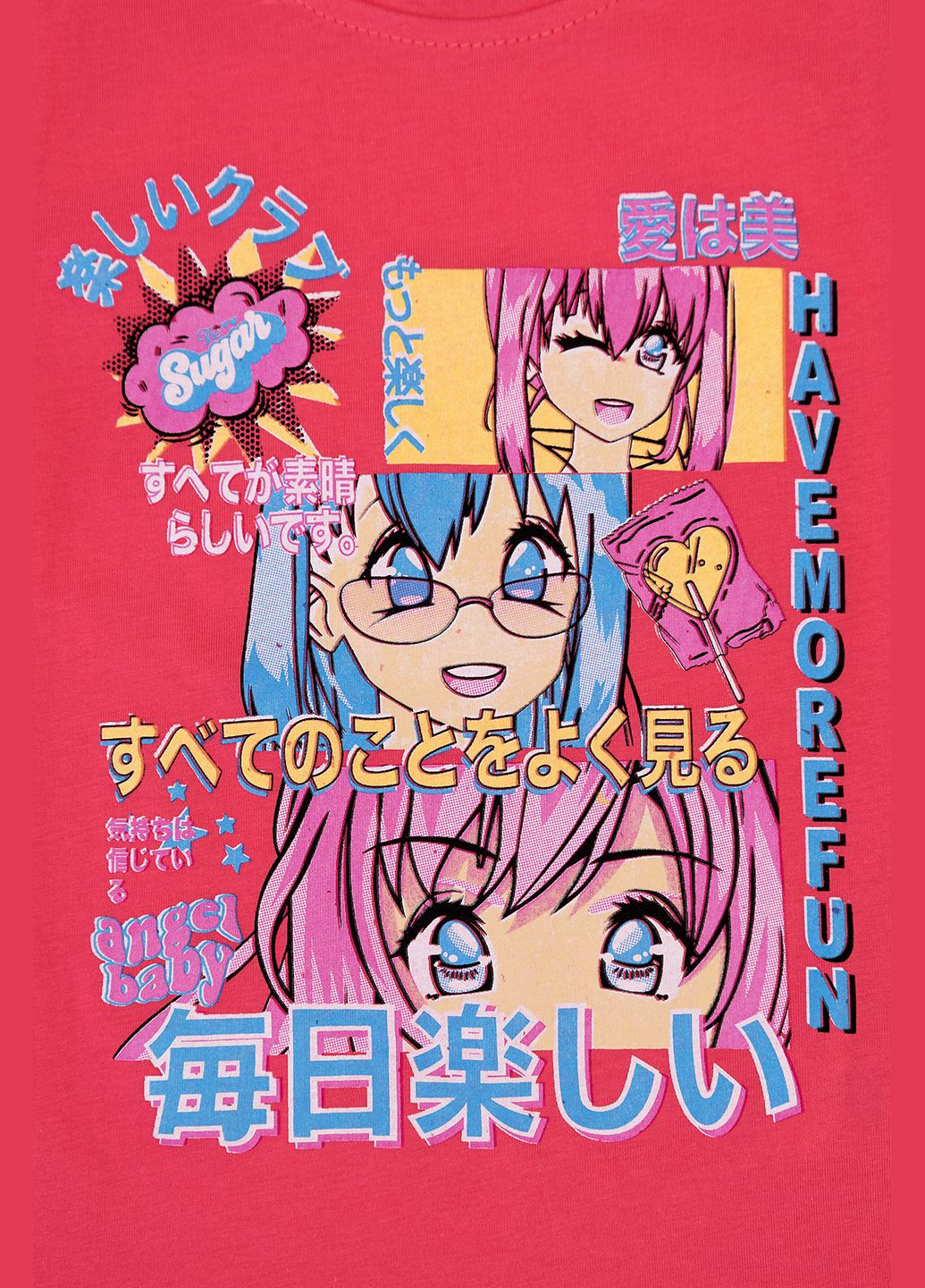 Коралловая пижама для девочки цвет коралловый цб-00249773 Vitmo