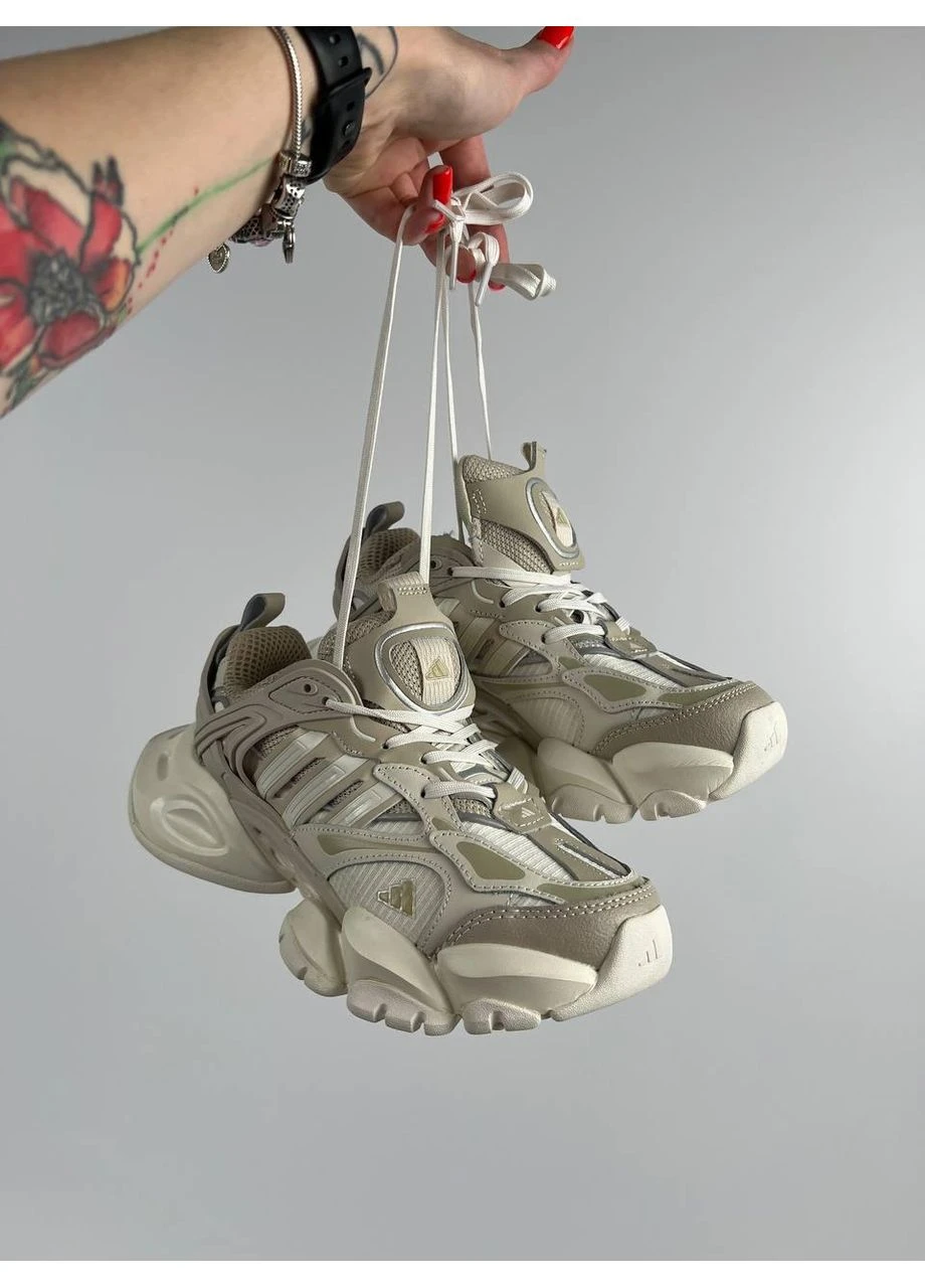 Бежеві літні кросівки adidas vento xlg deluxe beige адідас венто No Brand