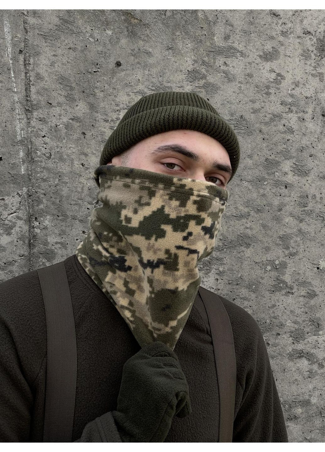 Баф флісовий теплий піксель Intruder Баф-фліс (369900465)