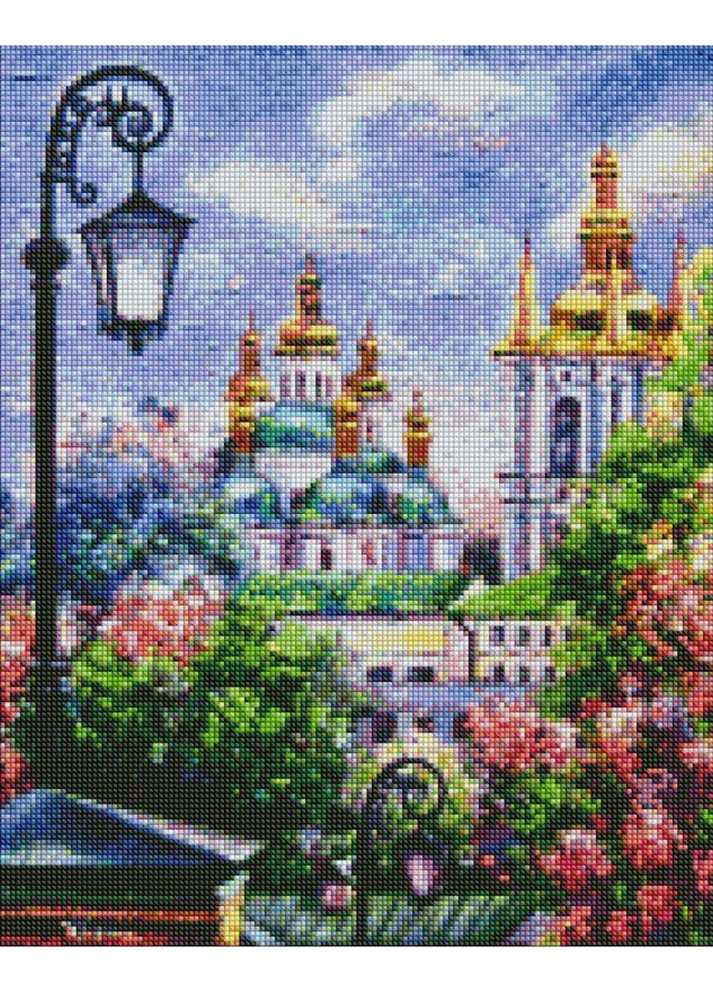 Алмазная мозаика "Киев золотоверхий весной" 50х40 см Идейка (279322696)