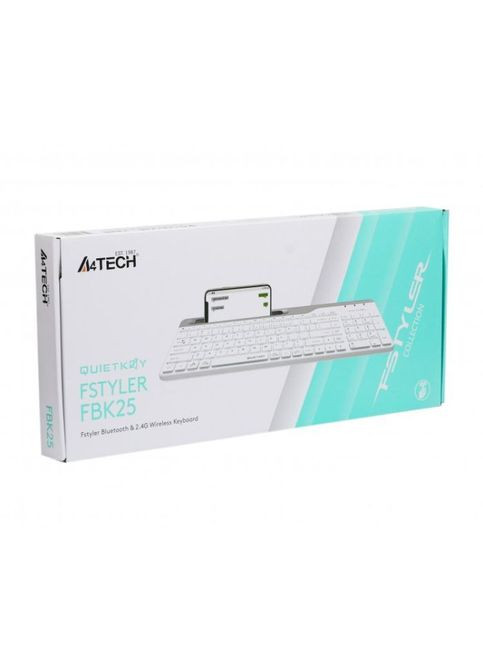 Клавіатура A4Tech FBK25 Wireless White (275092343)