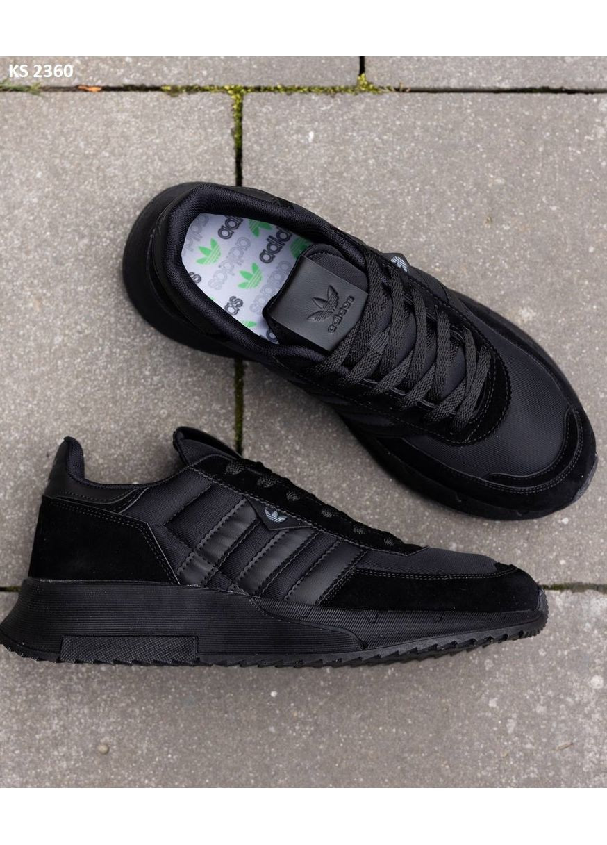 КРОСІВКИ ЖІНОЧІ ADIDAS ALL BLACK АДІДАС No Brand чорні демісезони (368867321)