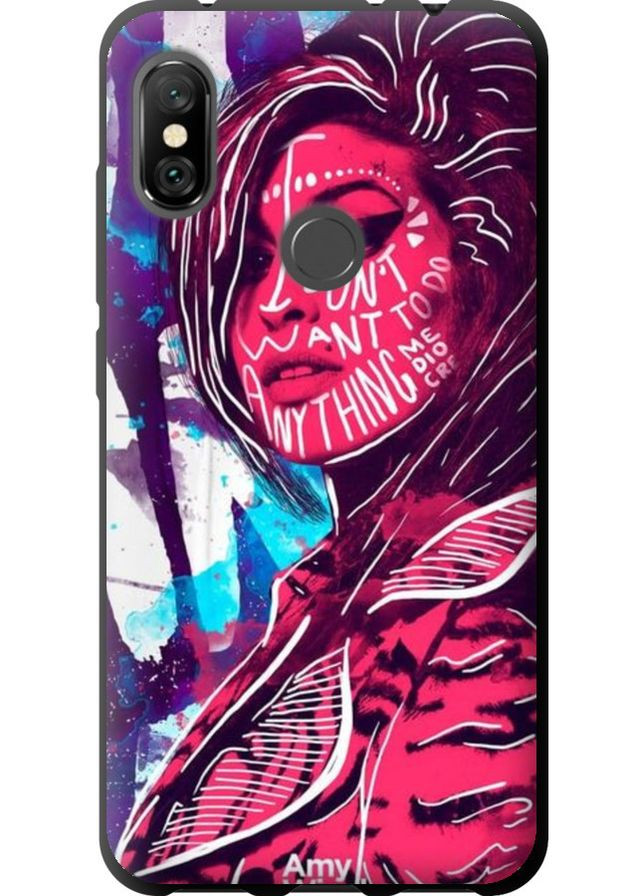 TPU черный чехол 'Эми' для Endorphone Xiaomi Redmi Note 6 Pro (278078385)