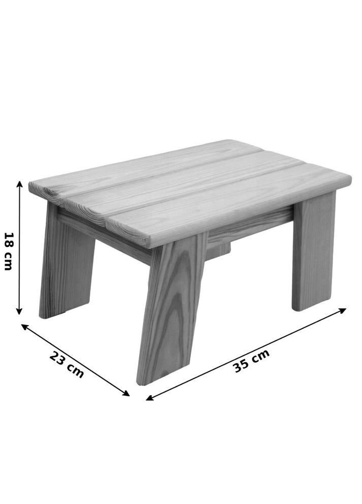 Стілець для ванної з дерева Жилено кориця (ТВН-001033) No Brand (329744694)