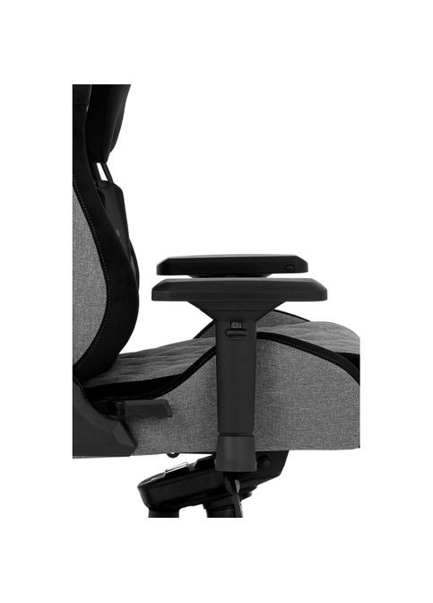 Геймерське крісло X0724 Fabric Gray/Black Suede GT Racer (278078244)