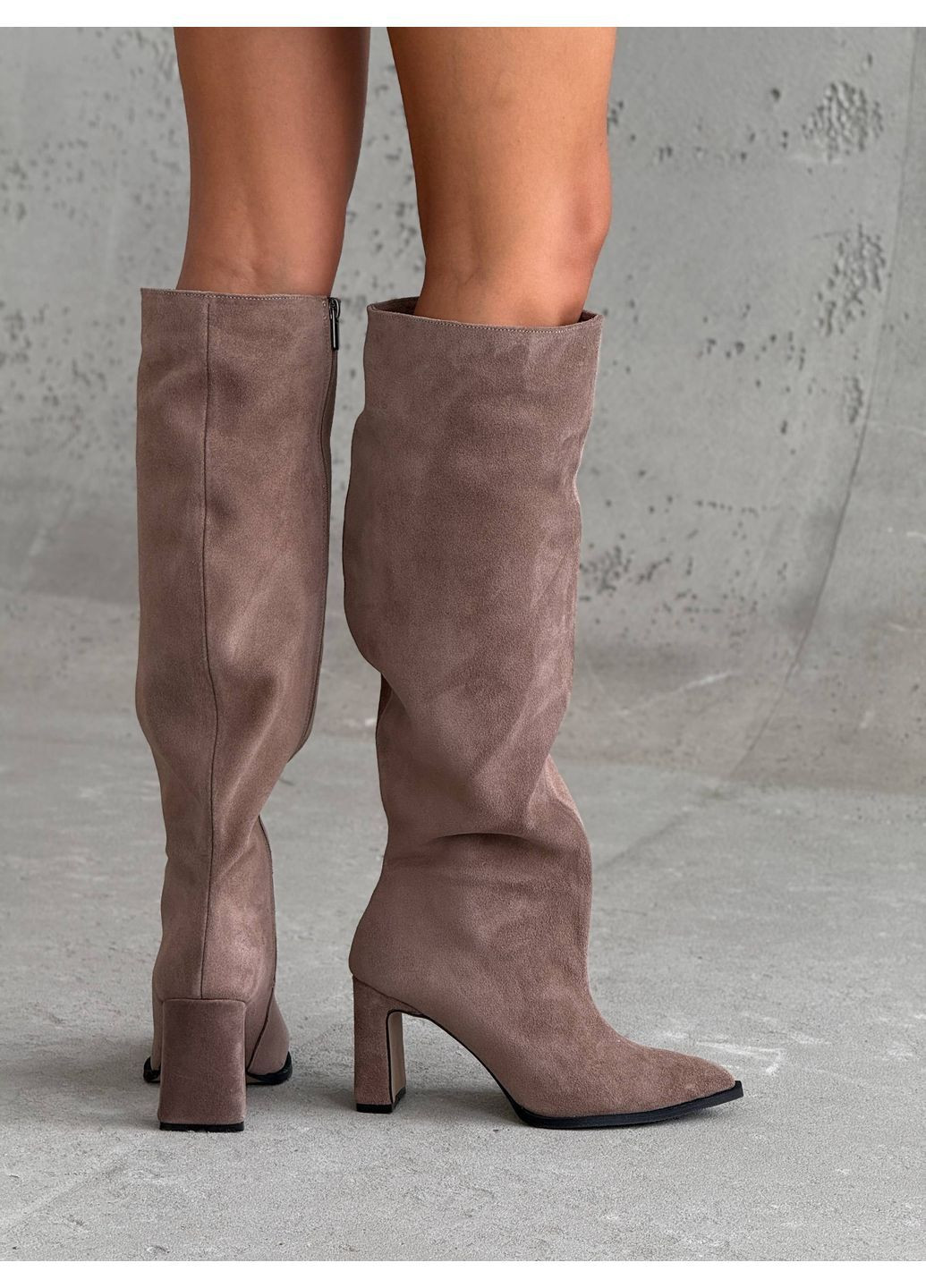 Осенние стильные женские сапоги No Brand