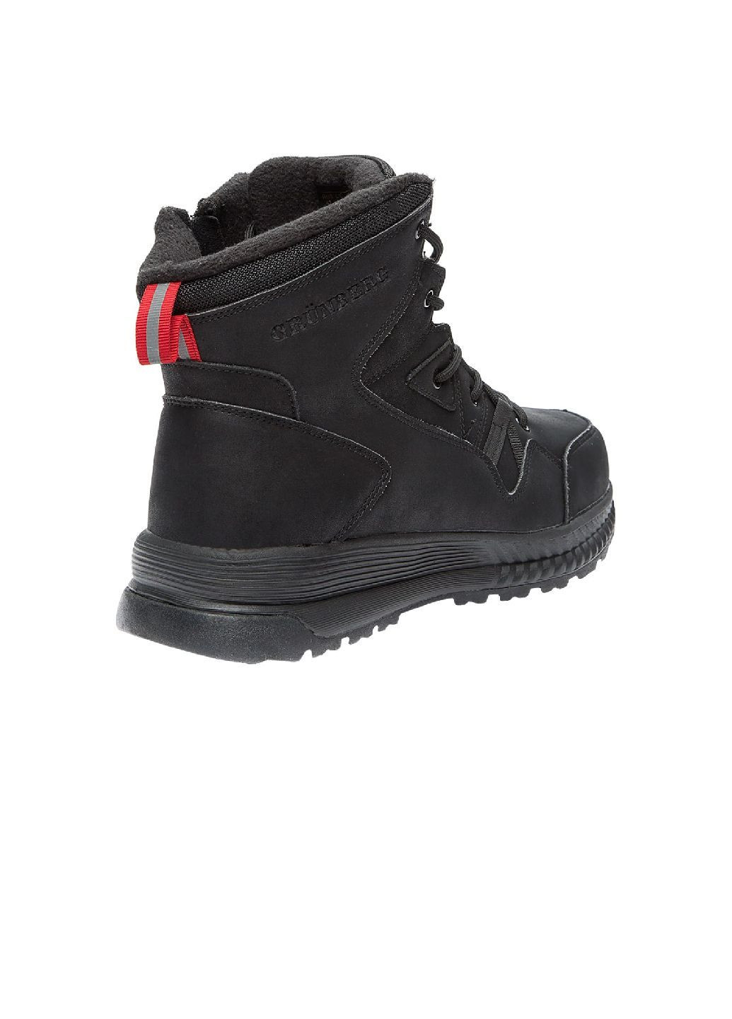 Черные осенние ботинки мужские утепленные Grunberg
