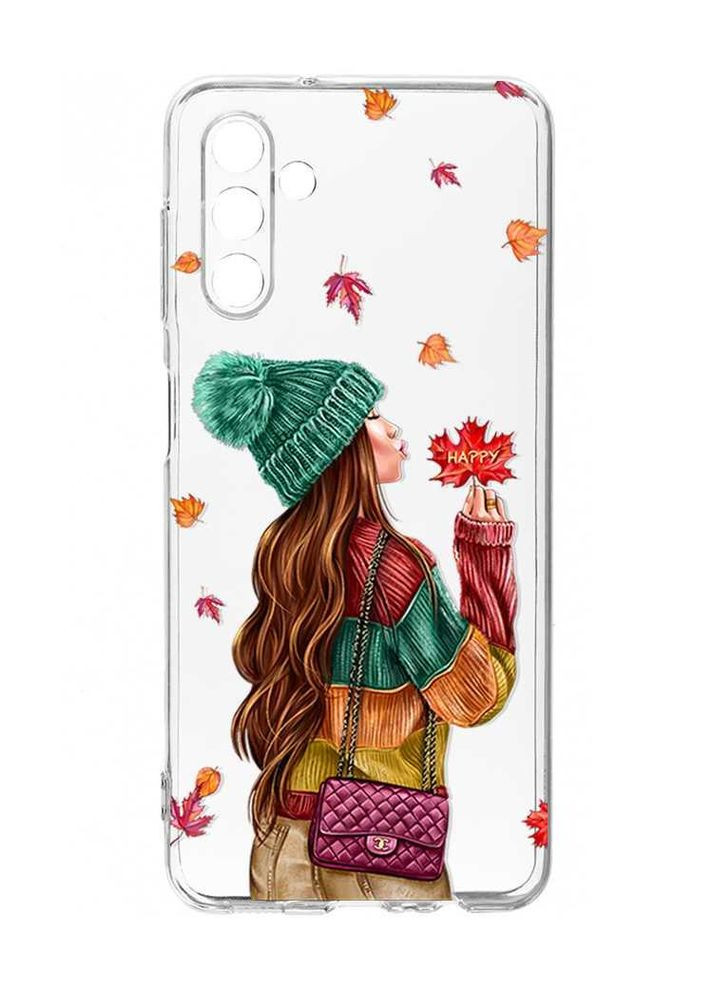 Чехол на Samsung Galaxy A54 5G / A546:: Девушка с листьями (принт 221) Creative (360700923)