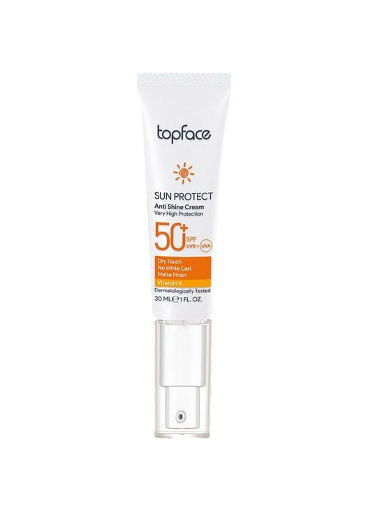 Солнцезащитный крем Anti-Shine Cream SPF 50+ РТ806 30 мл TopFace PT806 (336146201)