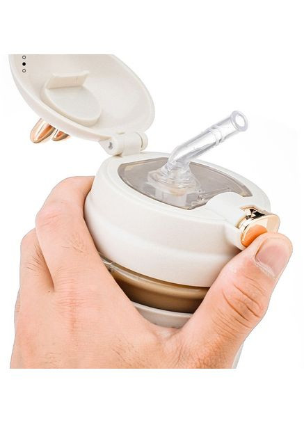 Стакан высокий с трубочкой 18541 400 мл No Brand (364501362)