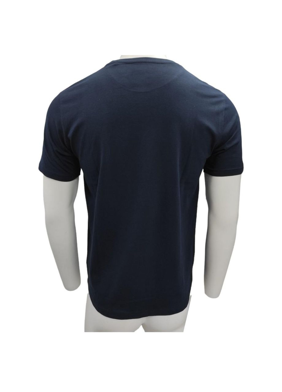 Комбинированная мужская футболка denim & flower, винтажная с принтом санта, темно, размер l Perfect slim fit