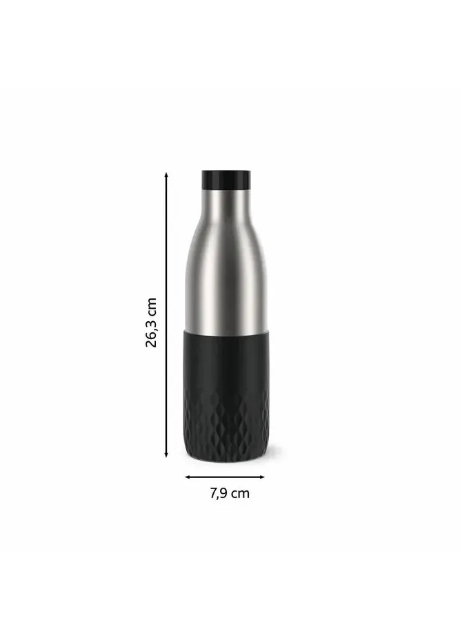 Термос Bludrop, 700 мл, из нержавеющей стали, черного цвета. Tefal (397614393)