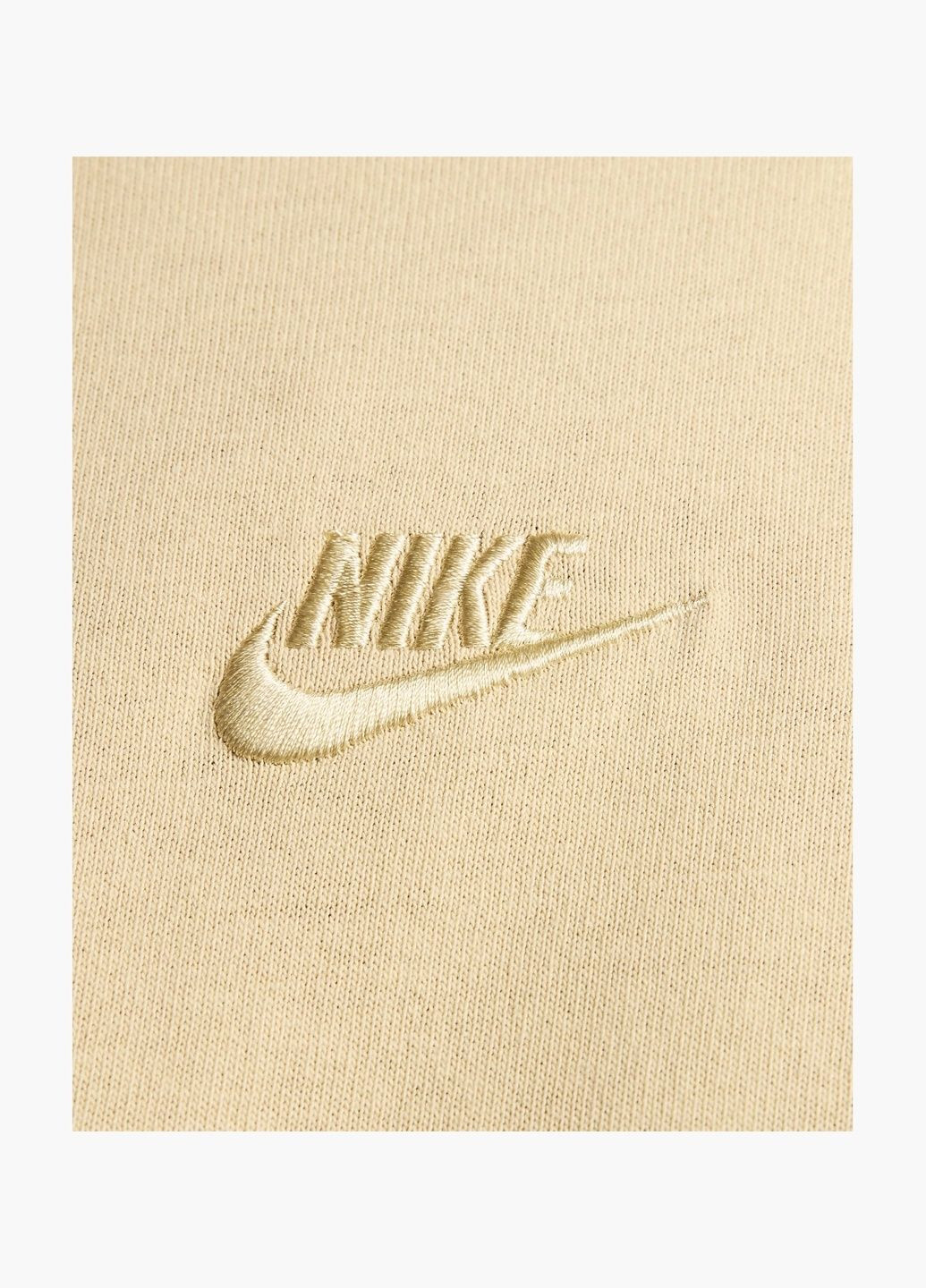 Бежева футболка чоловіча sw premium essential beige do7392-252 Nike