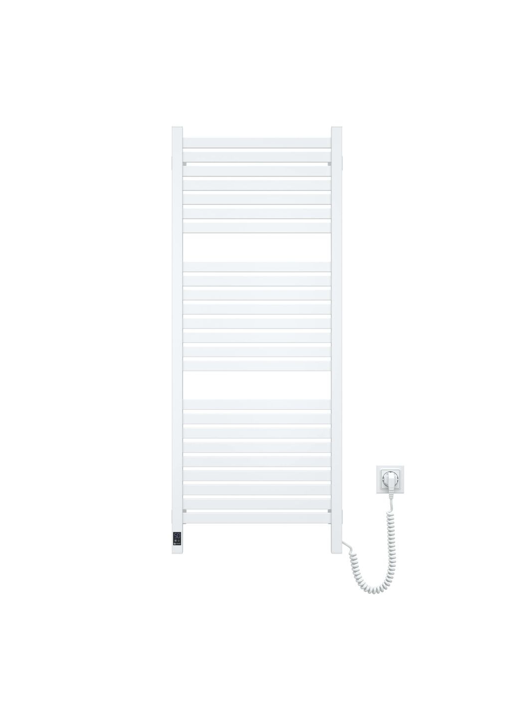 Рушникосушка електрична Авангард Х, 1200х480х71мм, Wi-Fi, сталь, білий, праве підключення Navin (370614623)