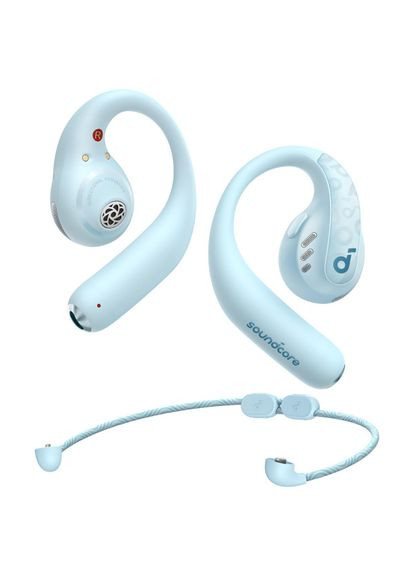 Навушники Anker AeroFit Pro відкритого типу, Bluetooth 5.3, блакитні Soundcore (354338112)