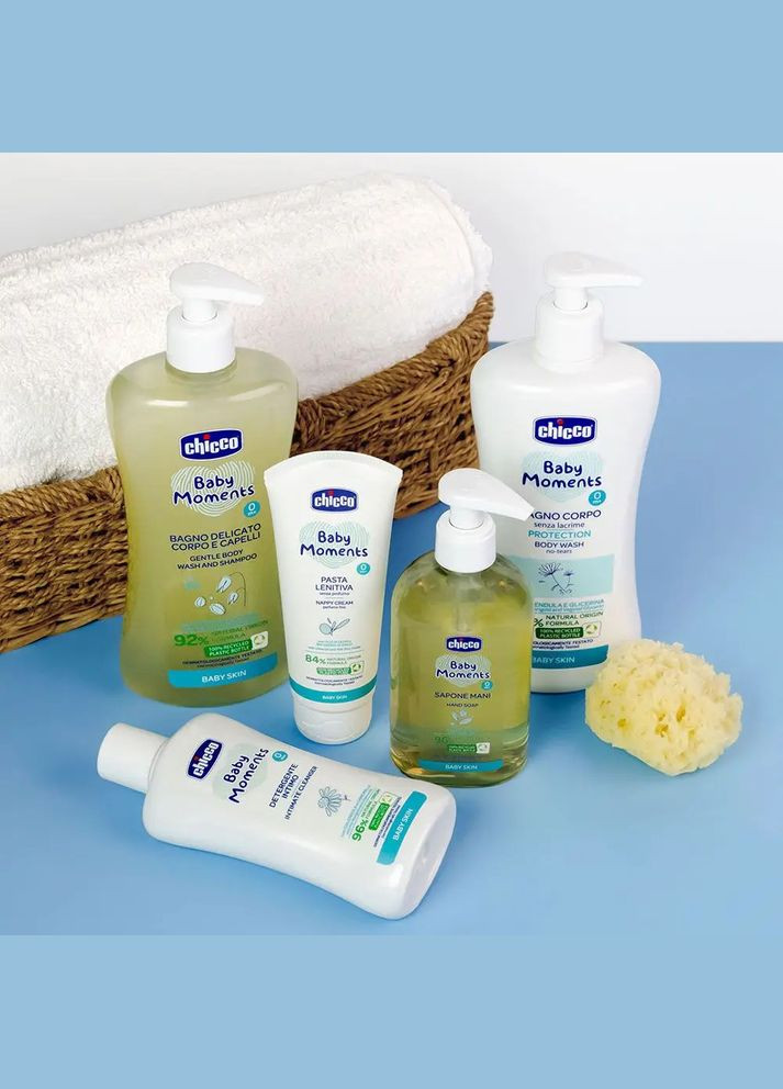 Гель для купания Baby Moments Без слез Защитный с экстрактом календулы, 750 мл Chicco (328309048)