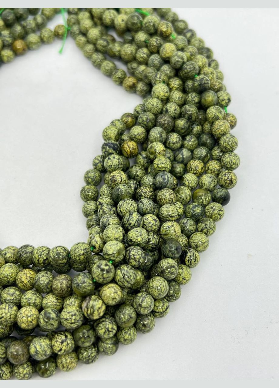 Змеевик на нити без замка 6 мм 40 см Зеленый No Brand (331610916)