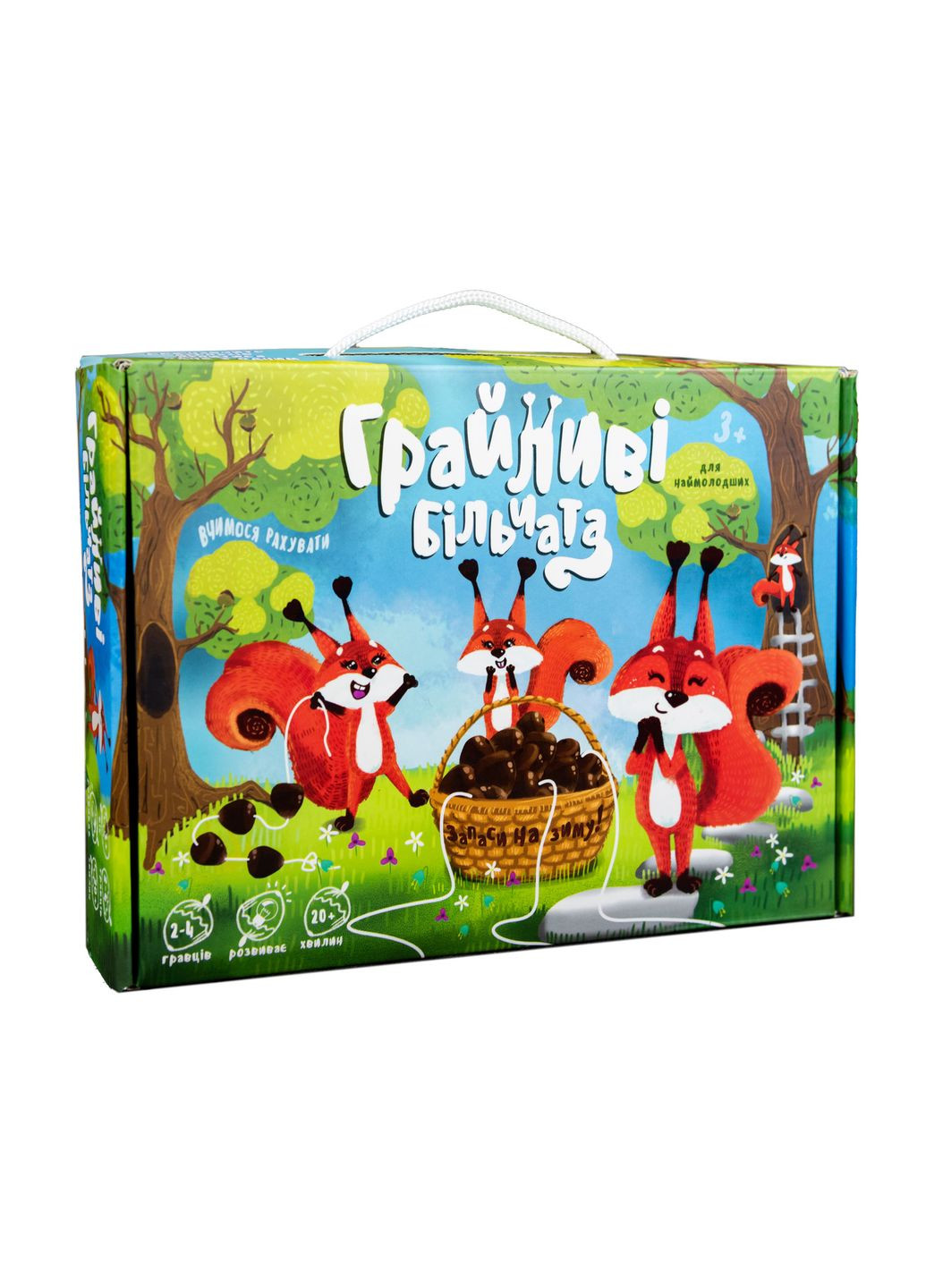 Гра карткова настільна Грайливі білочки (укр) (30852) Стратег (364112324)