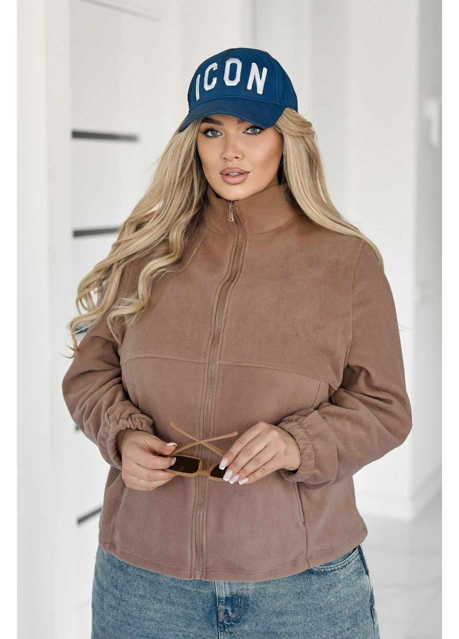 Флісова жіноча кофта на блискавці Fashion Girl (370661670)