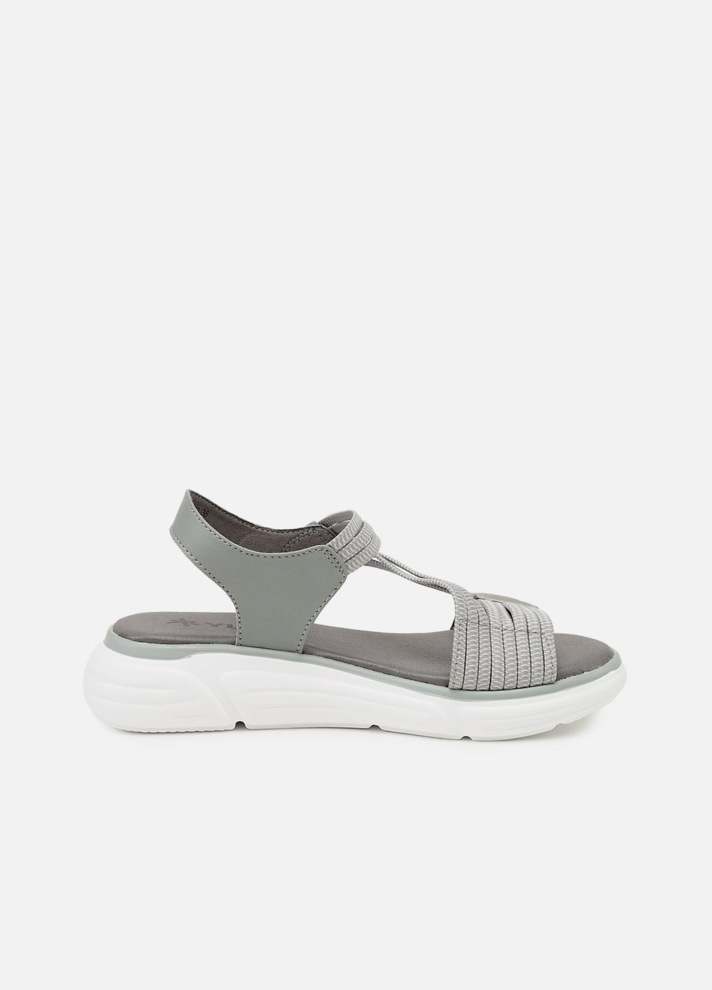 Босоніжки жіночі колір сірий ЦБ-00264107 Yuki (327215203)