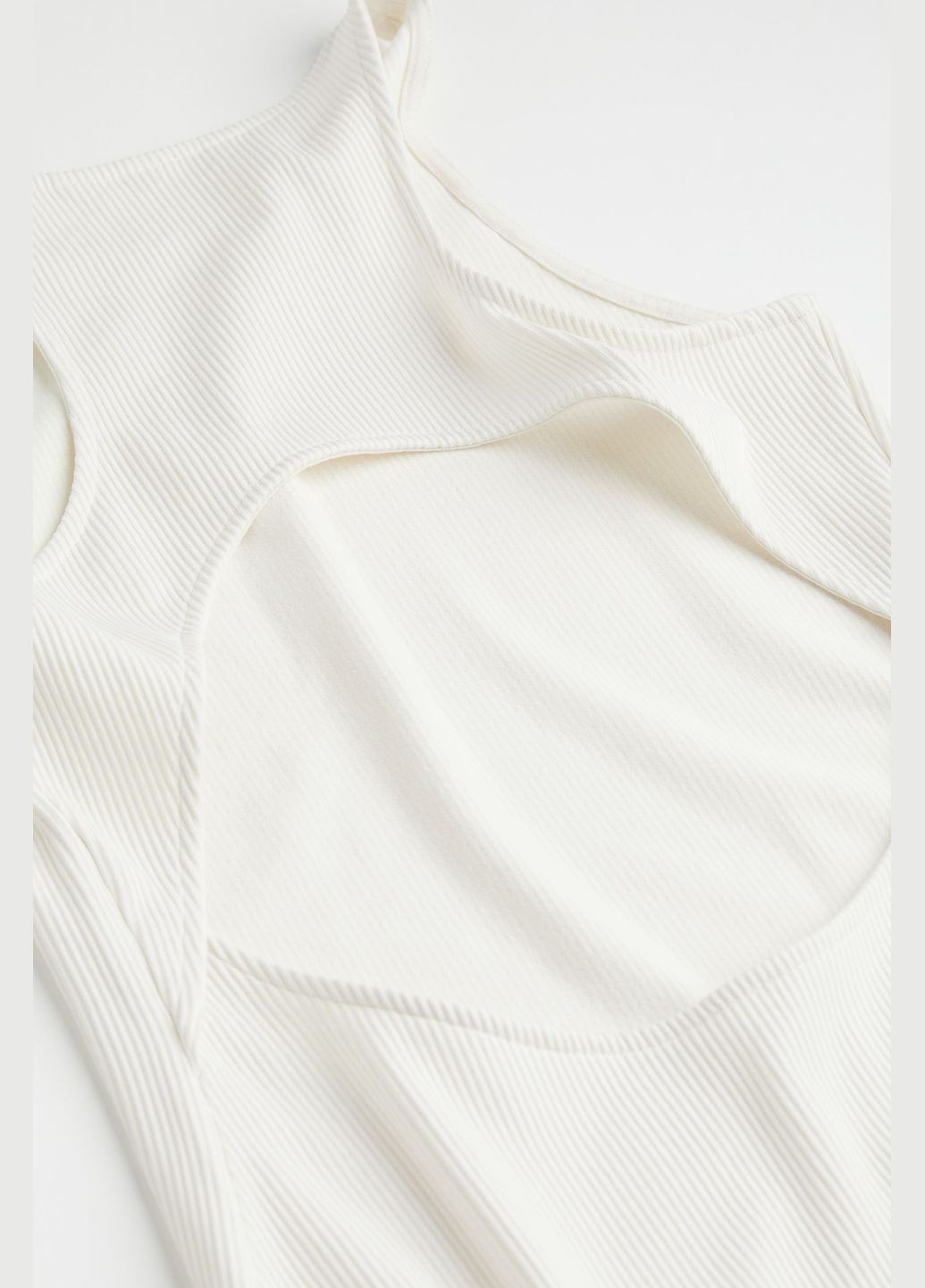 Молочное повседневный платье H&M однотонное