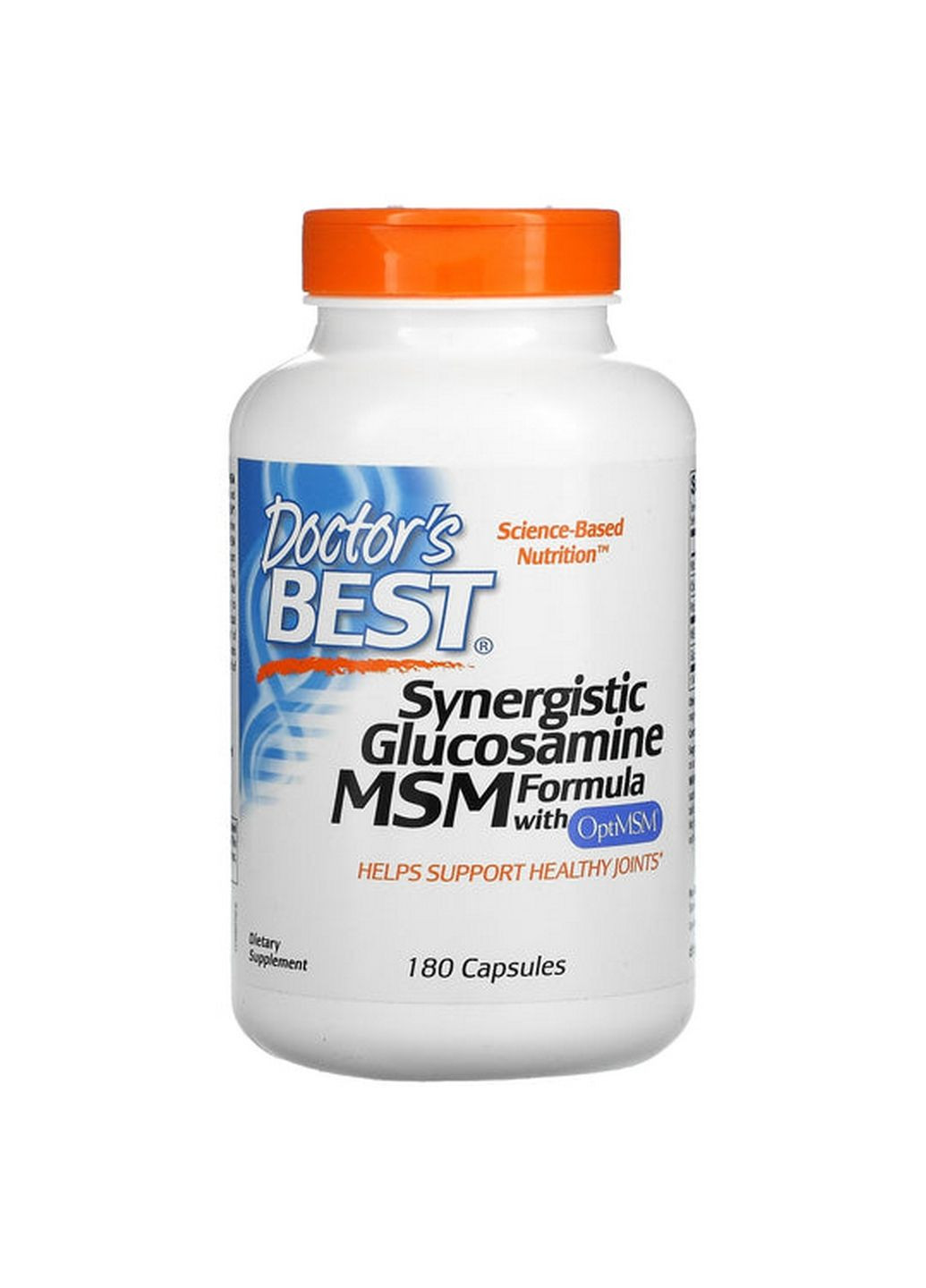 Препарат для суставов и связок Synergistic Glucosamine MSM Formula, 180 капсул Doctor's Best (293420626)