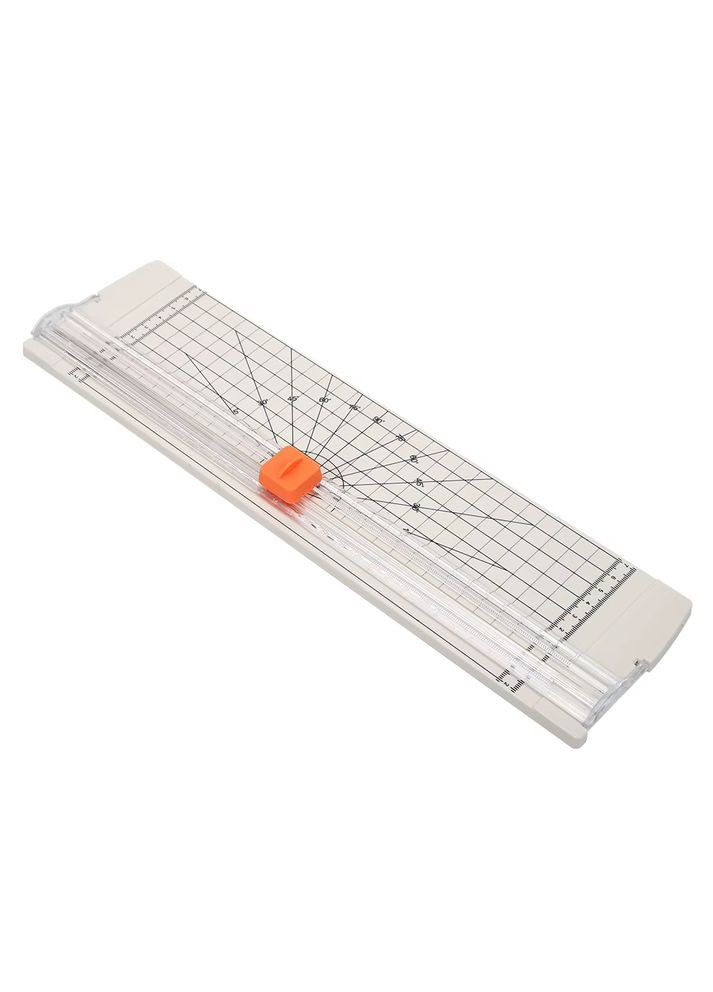 Резак для бумаги А4 с запасными лезвиями пластик белый No Brand (330640995)