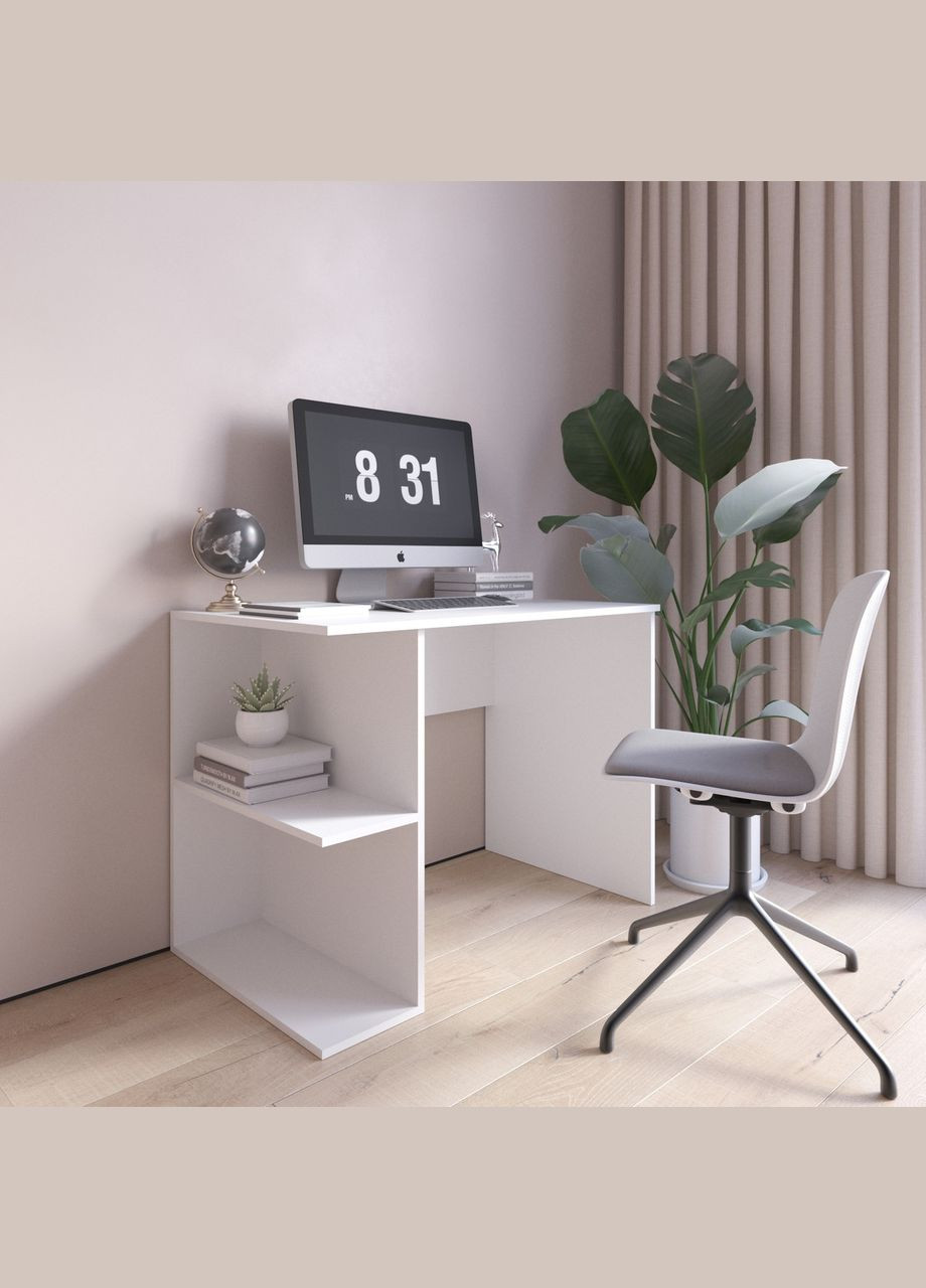 Стол компьютерный, письменный стол с полками слева D-7 VAYS (338257867)