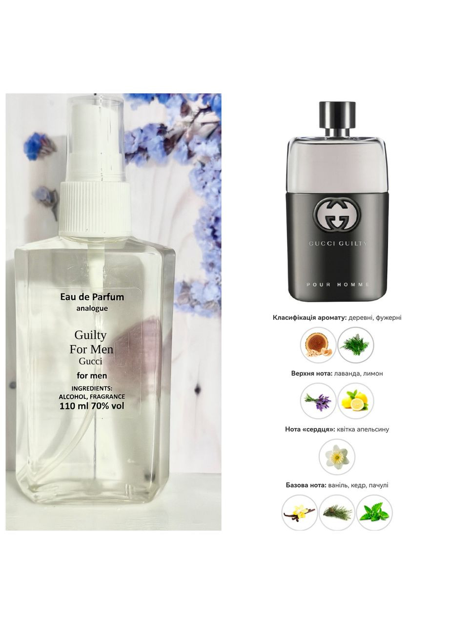 Парфумована вода Guilty For Men, 110 ml No Brand (303139570)