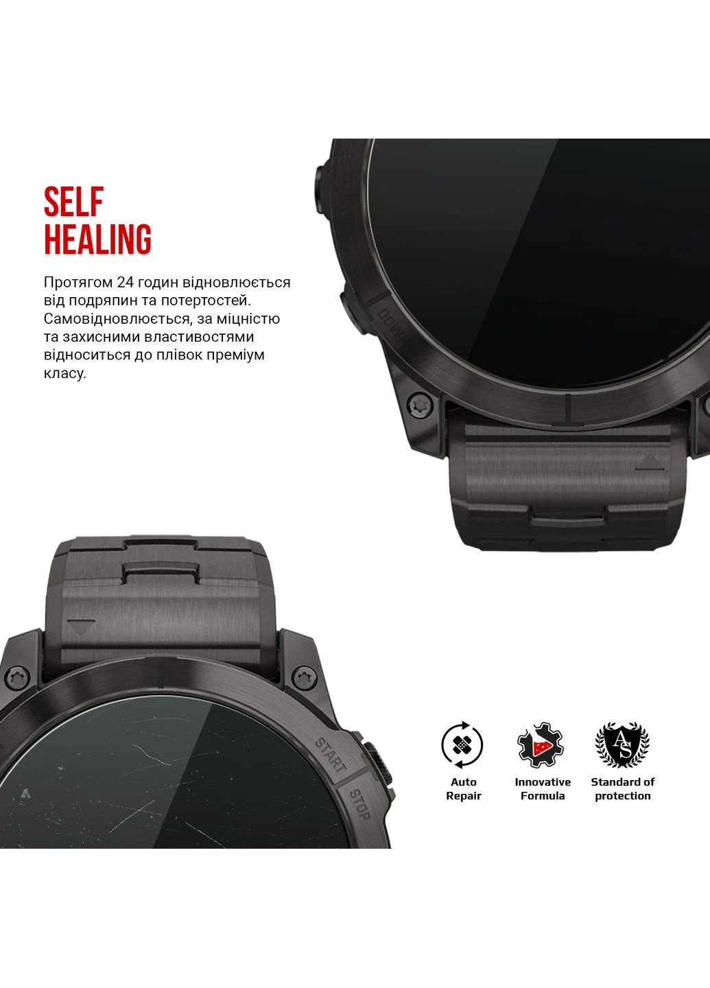 Гидрогелевая пленка для Garmin Fenix 7X Sapphire Solar 51mm 6 шт. (ARM85997) ArmorStandart (331900261)