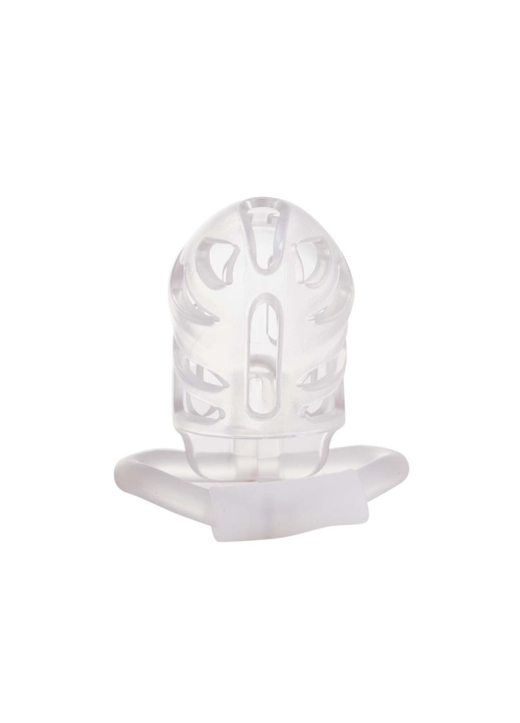 Клетка для пениса SEVANDA Plastic Penis Chastity Cage - Transparent Lockink (335387214)