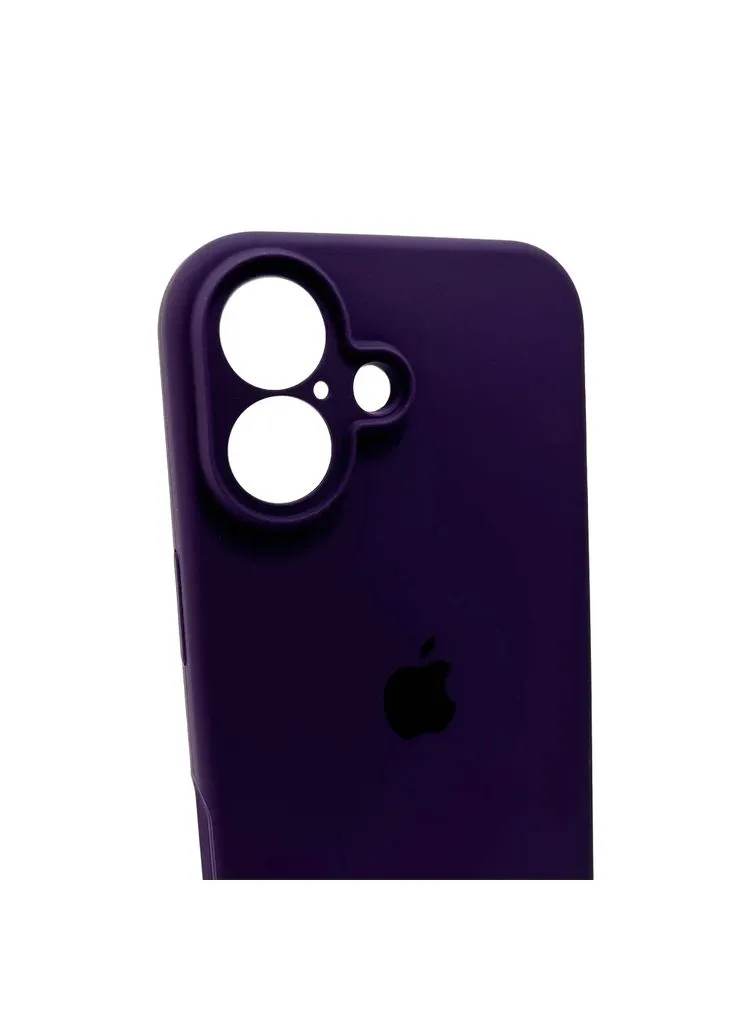 Чохол для смартфона Silicone Full Case AA Camera Protect силіконовий 16 Berry Purple No Brand (403001132)